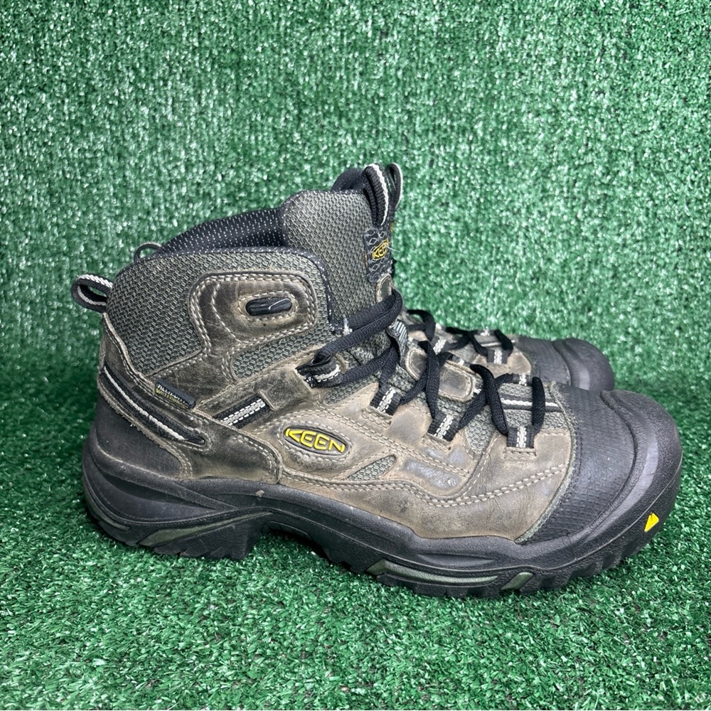 KEEN Utility Braddock Mid Steel Toe WP Work Shoe USA MADE Men's Size 10EE Wide